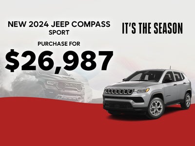 2024 Compass Sport
Purchase for $26,987