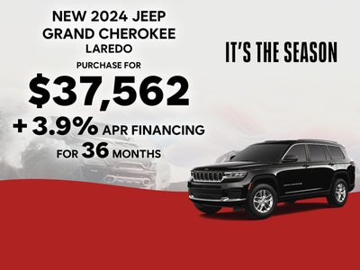 2024 Jeep Grand Cherokee Laredo
Purchase for $37,562 AND