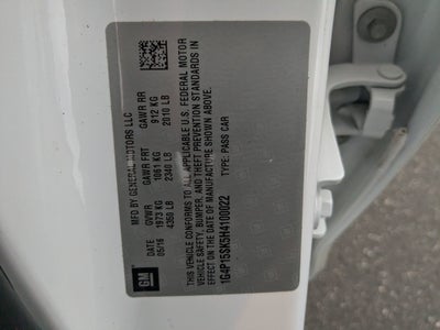 2017 Buick Verano 4DR SDN