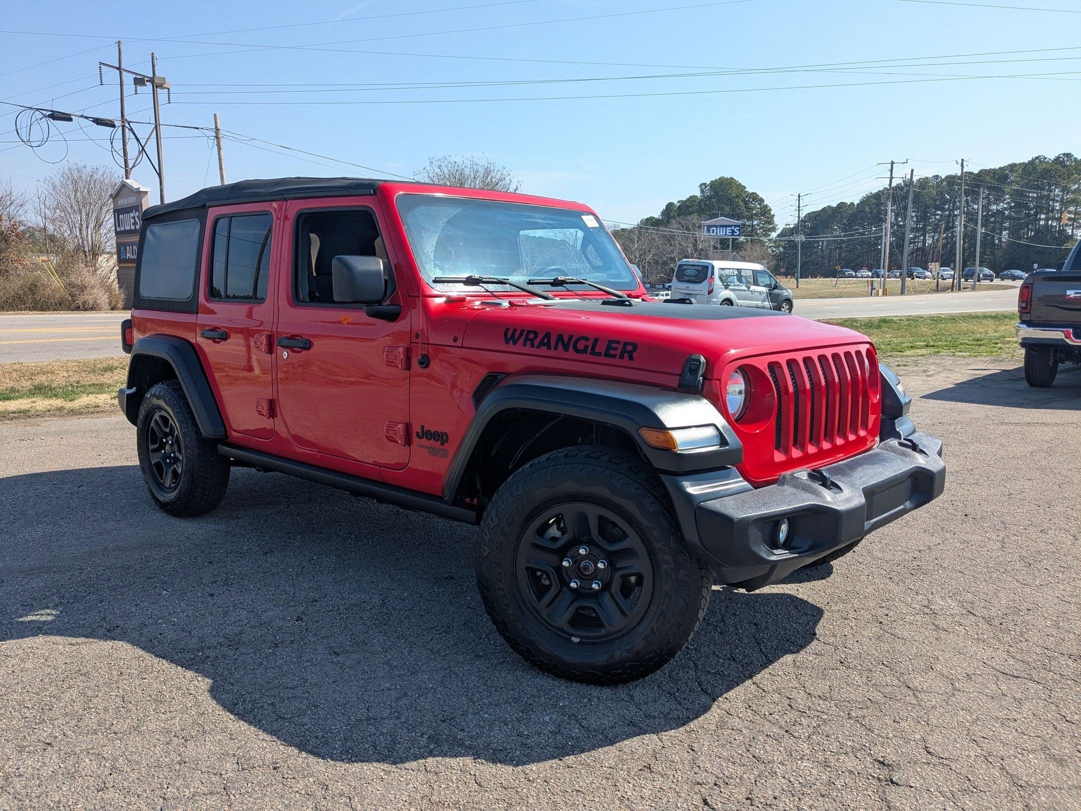 Used 2018 Jeep All-New Wrangler Unlimited Sport with VIN 1C4HJXDG7JW154591 for sale in Henderson, NC