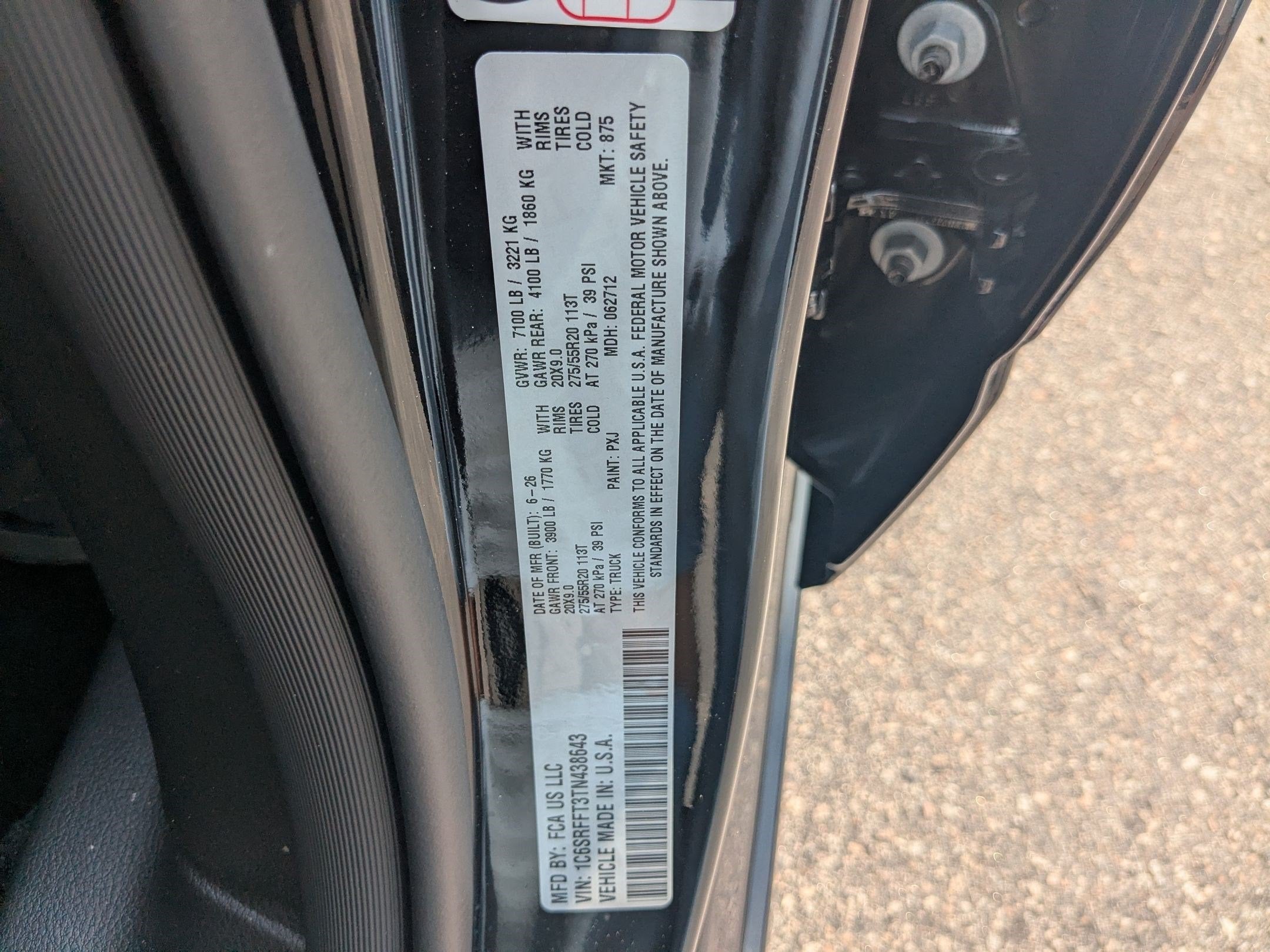 2026 RAM 1500 RAM 1500 BIG HORN CREW CAB 4X4 5'7' BOX