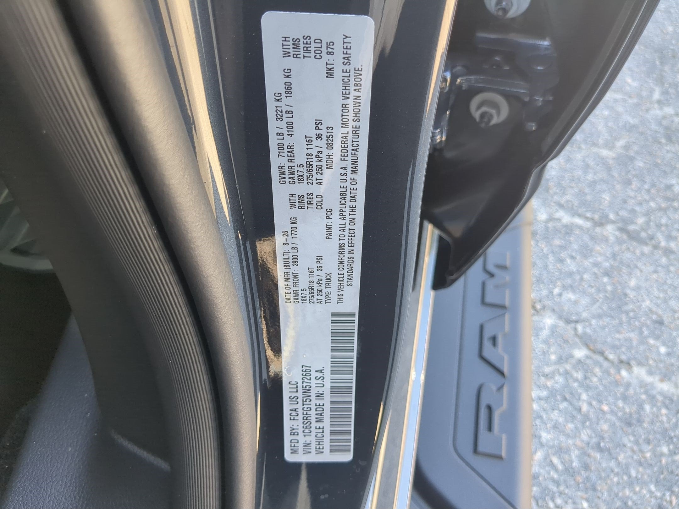 2027 RAM 1500 RAM 1500 TRADESMAN CREW CAB 4X4 5'7' BOX