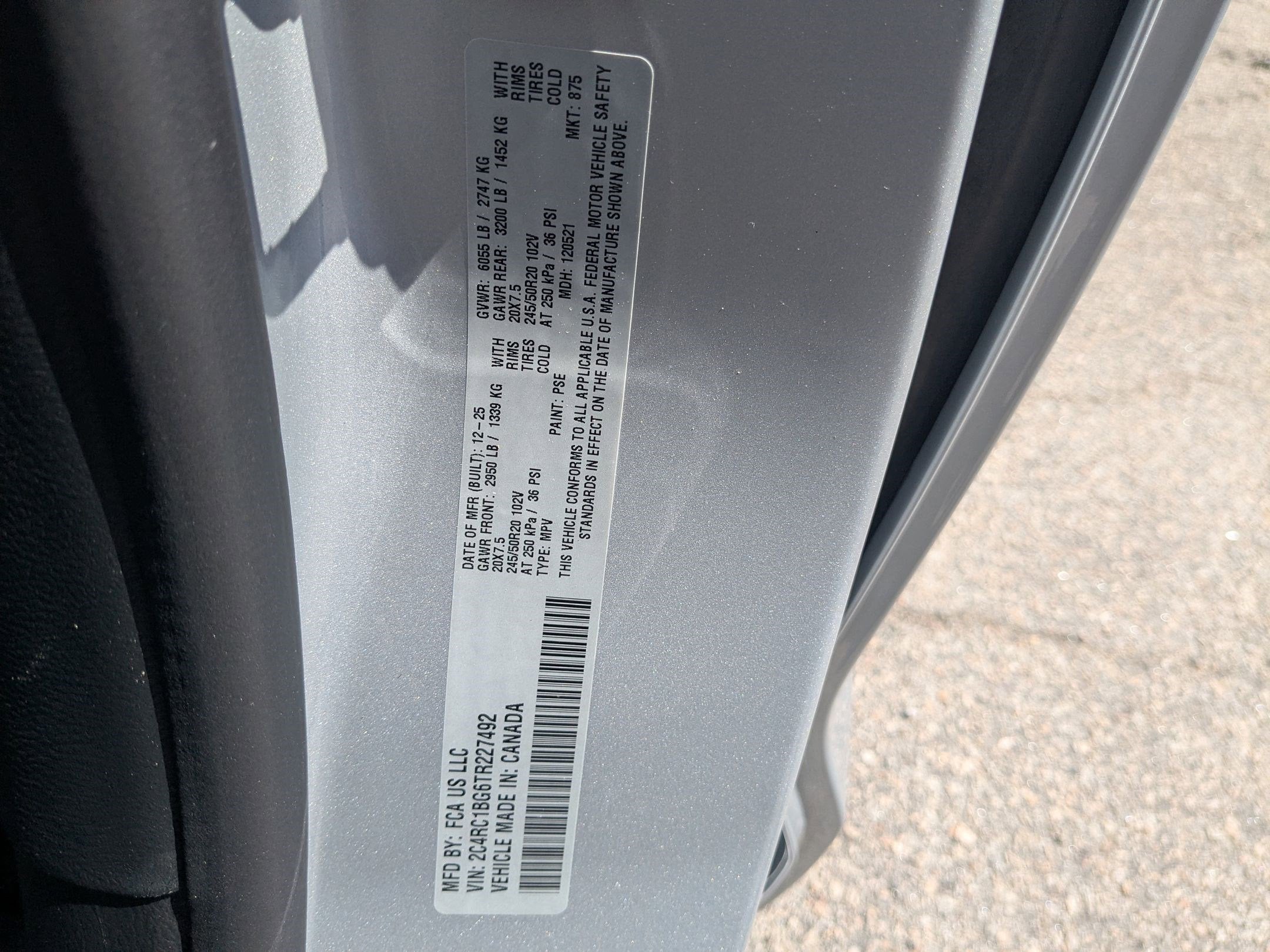 2026 Chrysler Pacifica PACIFICA SELECT