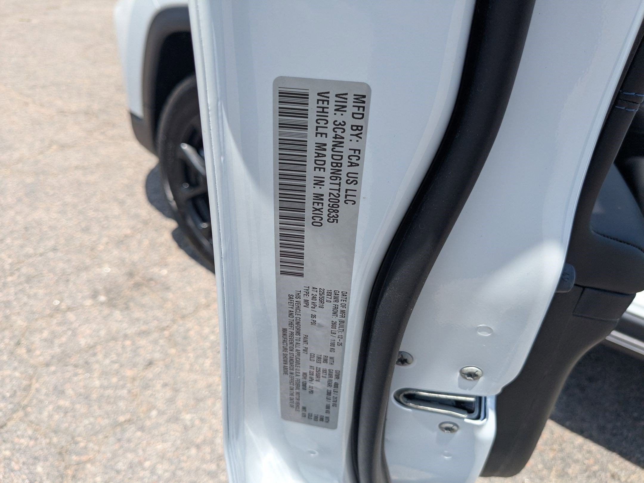 2026 Jeep Compass COMPASS LATITUDE ALTITUDE 4X4