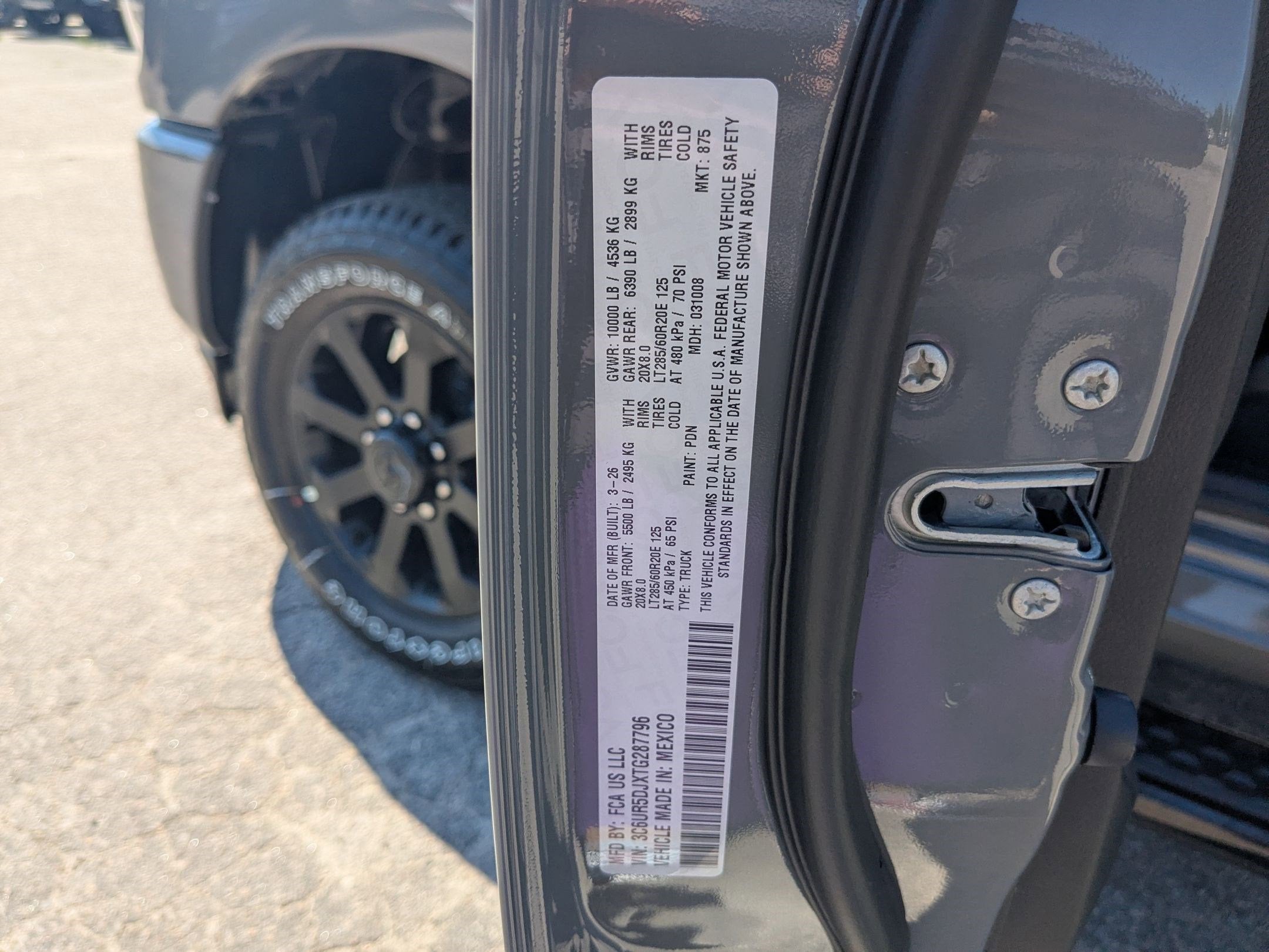 2026 RAM 2500 RAM 2500 BIG HORN CREW CAB 4X4 6'4' BOX