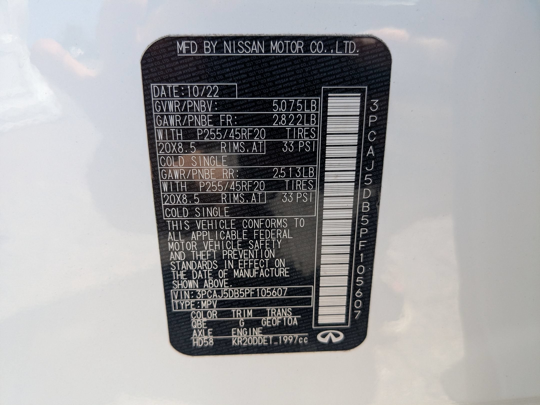 2023 INFINITI QX50 AUTOGRAPH AWD