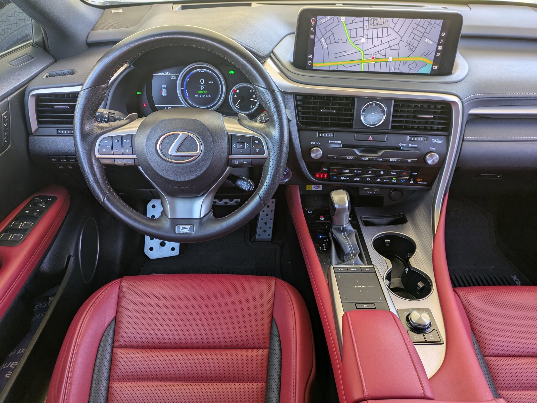 2021 Lexus RX RX 450h F SPORT Handling