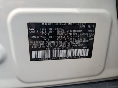 2016 Subaru Outback 2.5i Premium