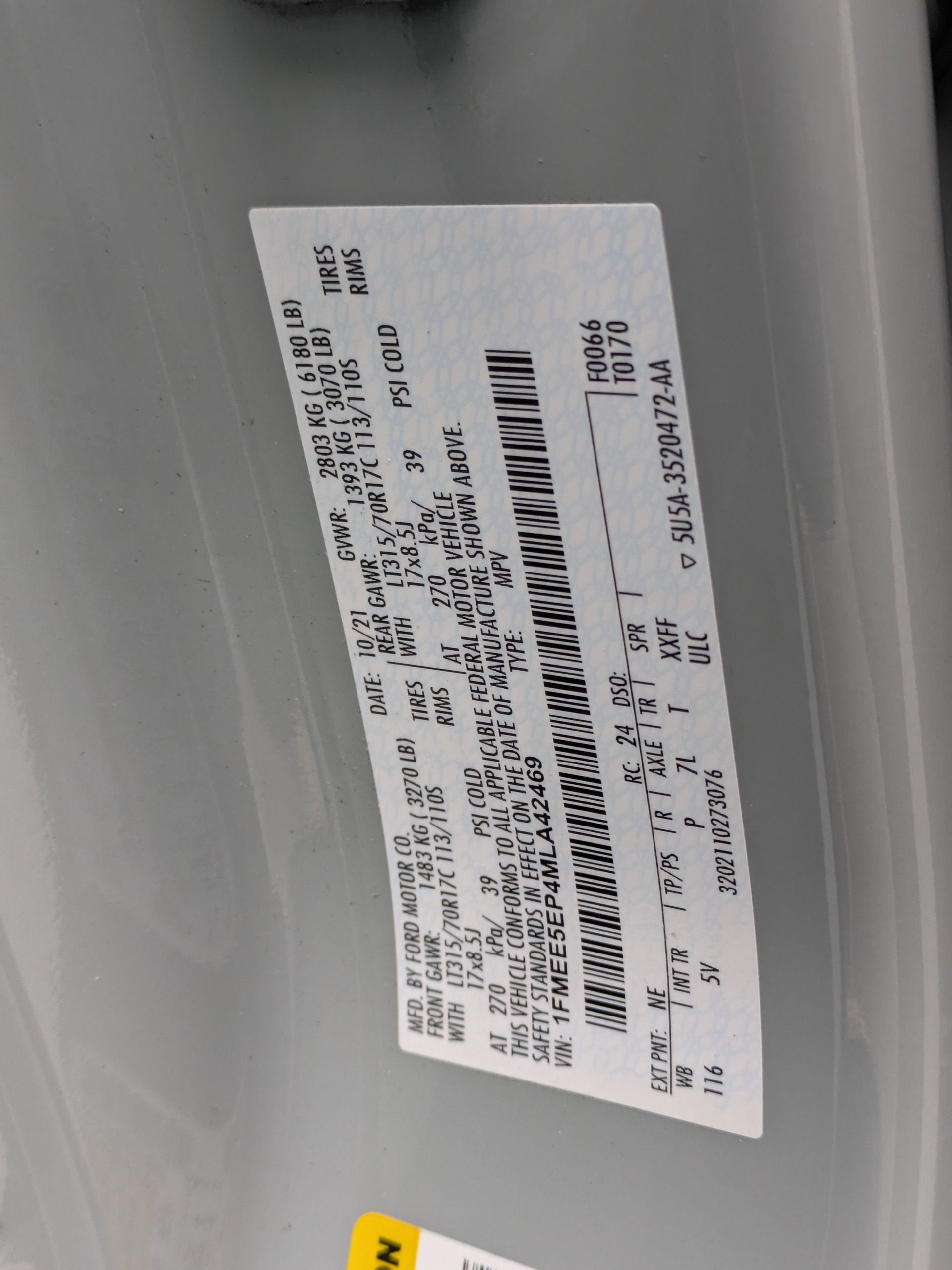 2021 Ford Bronco First Edition