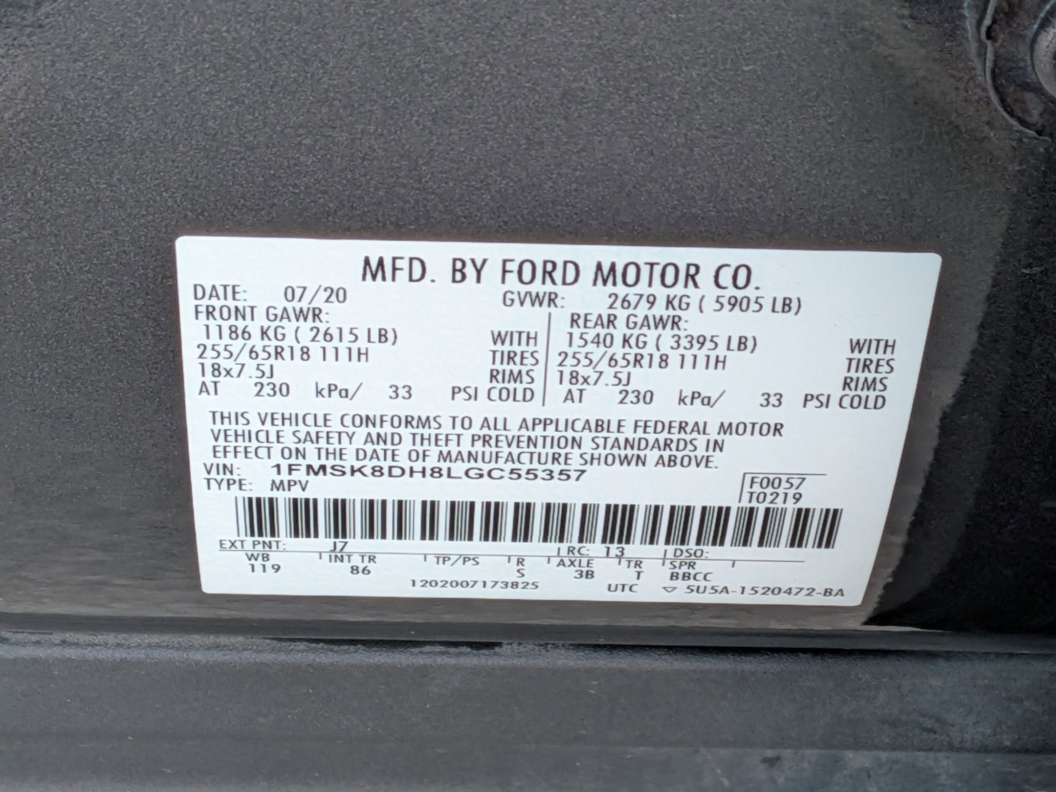 2020 Ford Explorer XLT