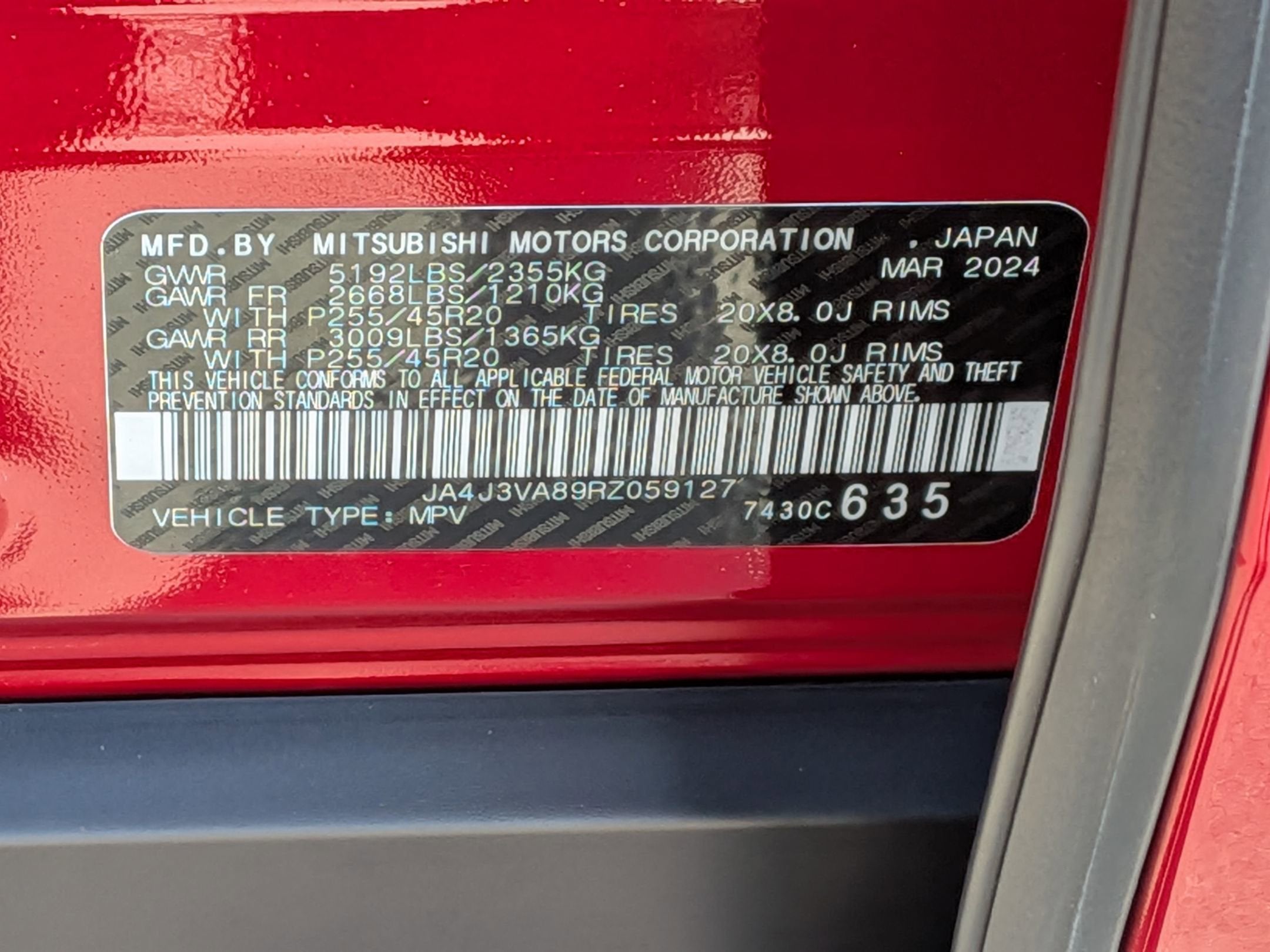 2024 Mitsubishi Outlander SE