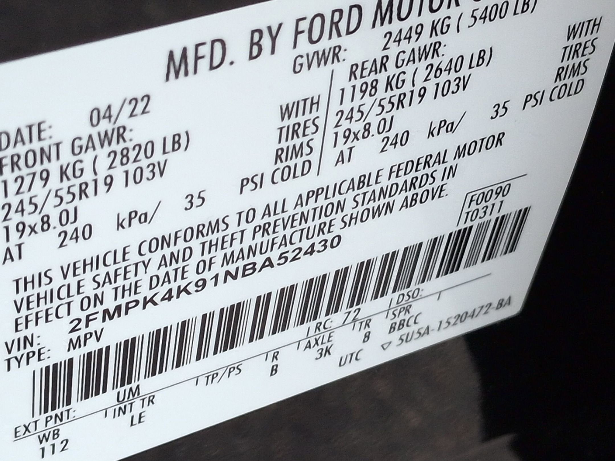 2022 Ford Edge Titanium