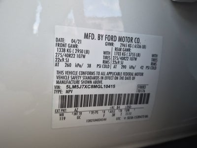 2021 Lincoln Aviator Reserve