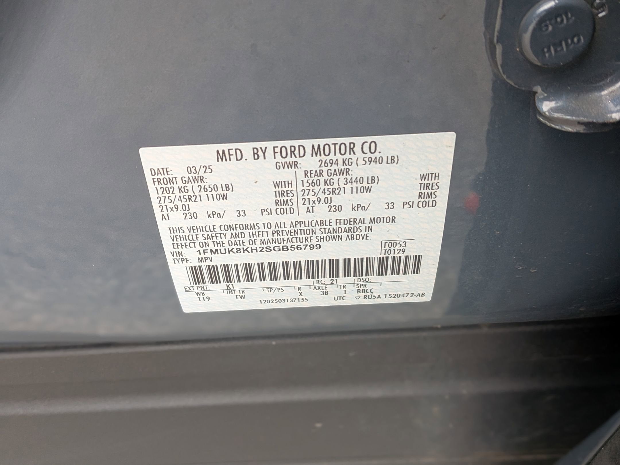 2025 Ford Explorer ST-Line