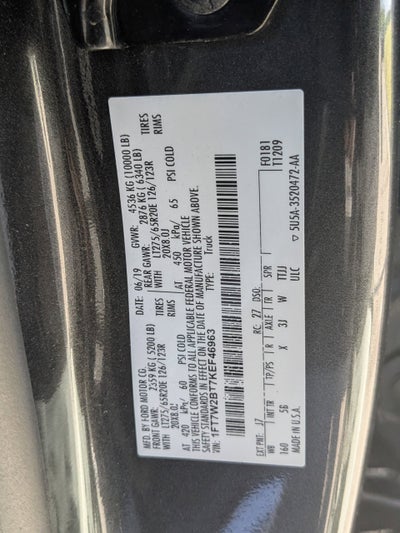 2019 Ford Super Duty F-250 SRW LARIAT