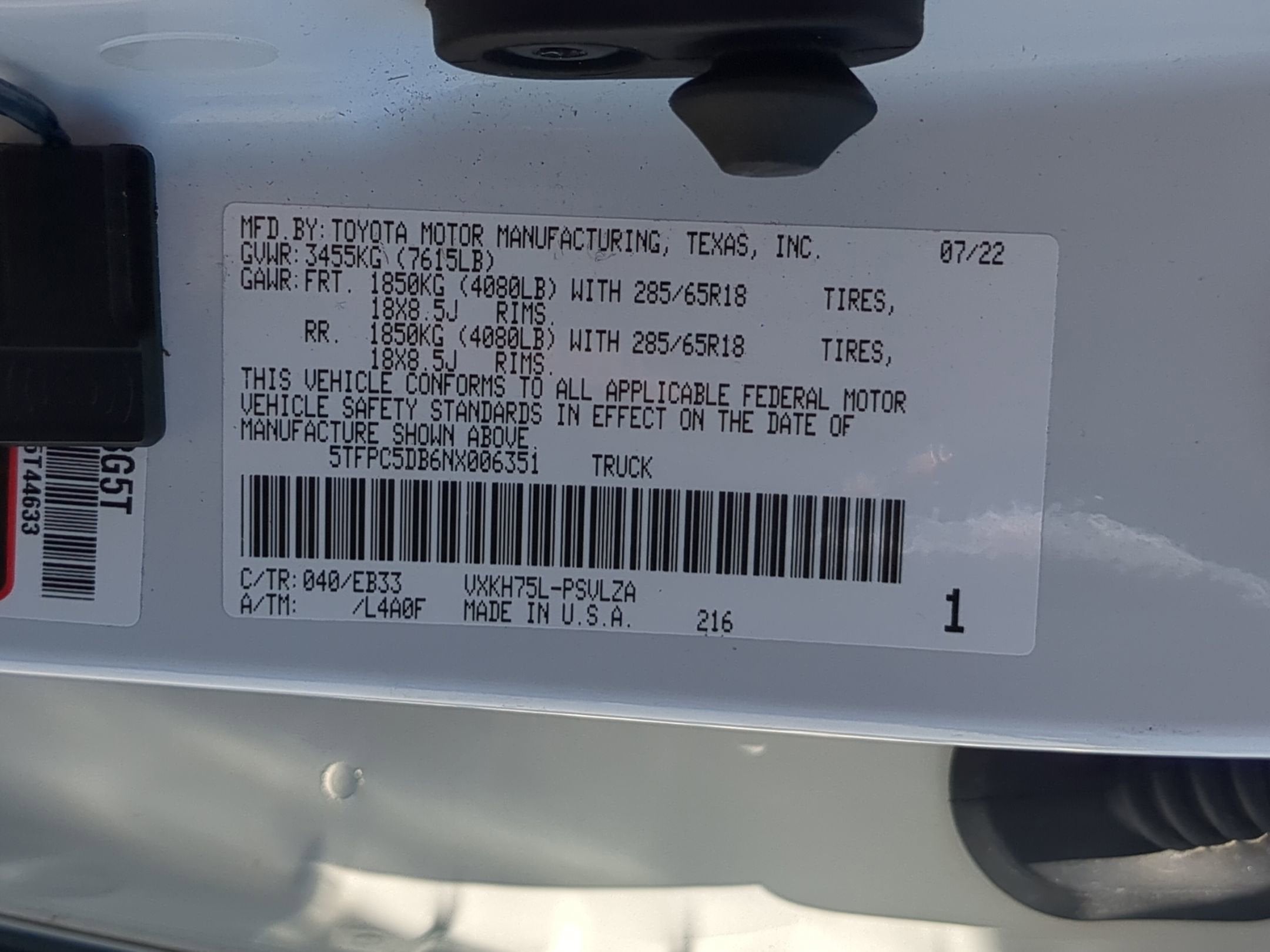 2022 Toyota Tundra 4WD TRD Pro Hybrid
