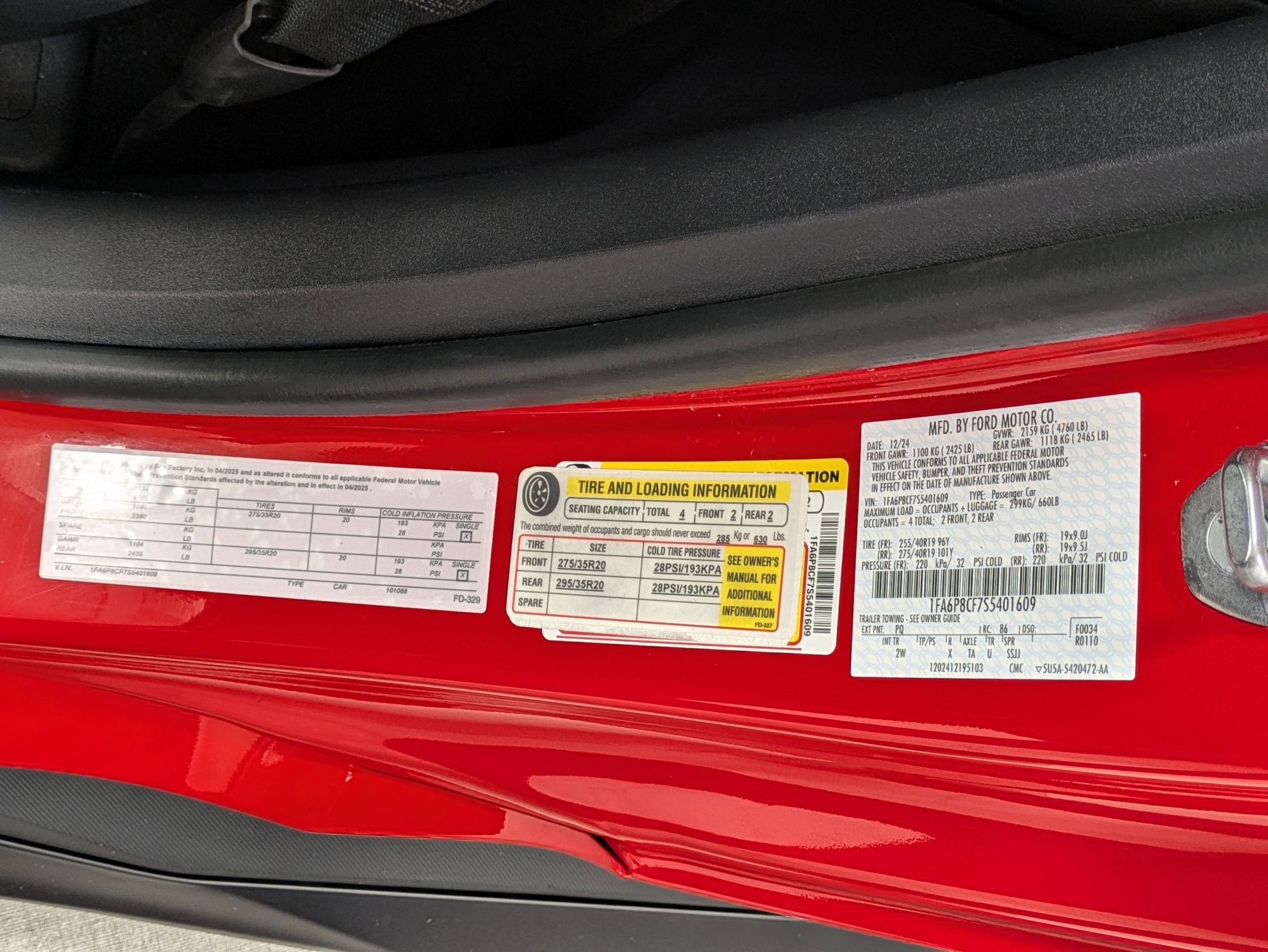 2025 Ford Mustang GT RTR Supercharged Spec 3