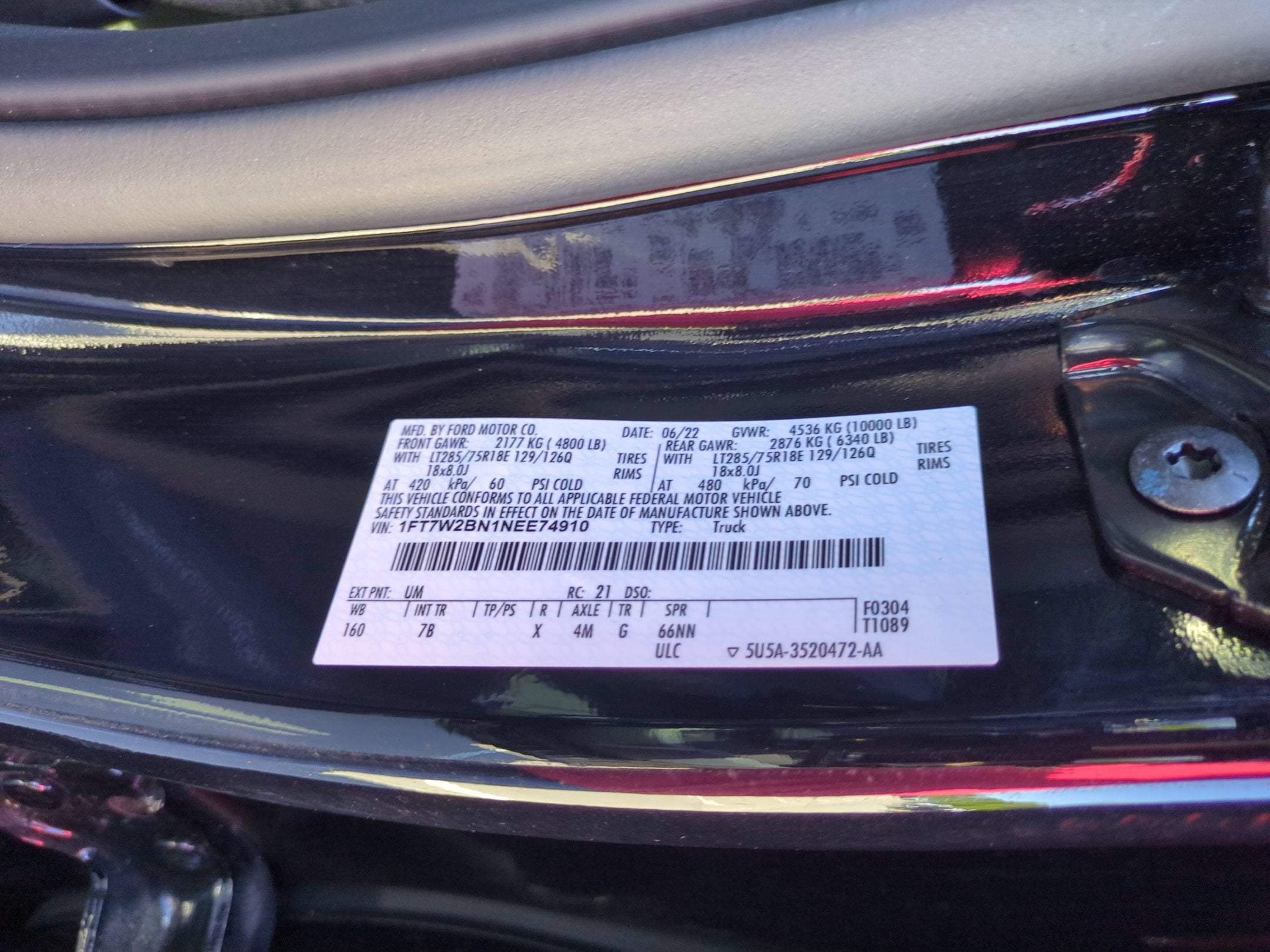2022 Ford Super Duty F-250 SRW Platinum