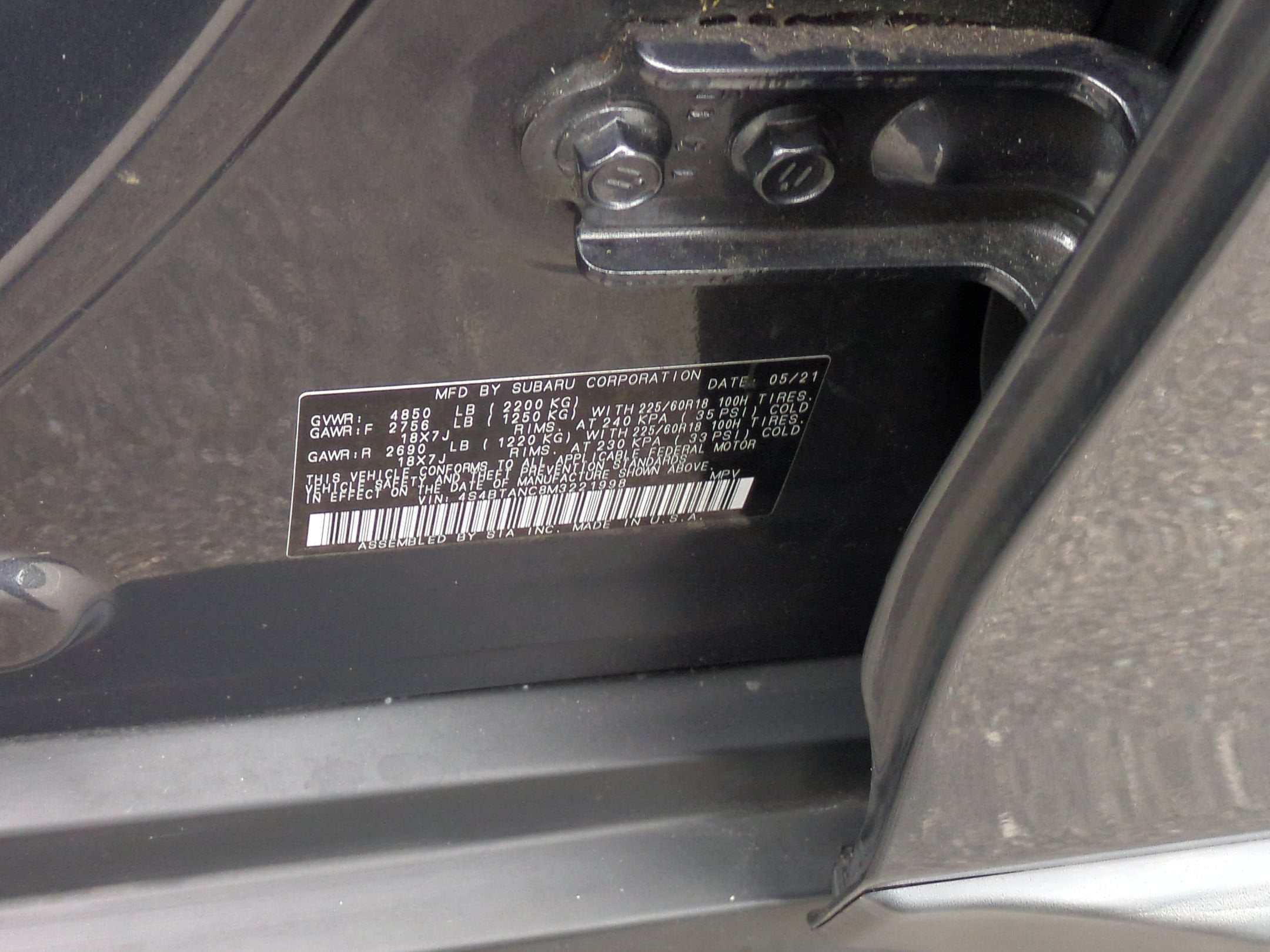 2021 Subaru Outback Limited