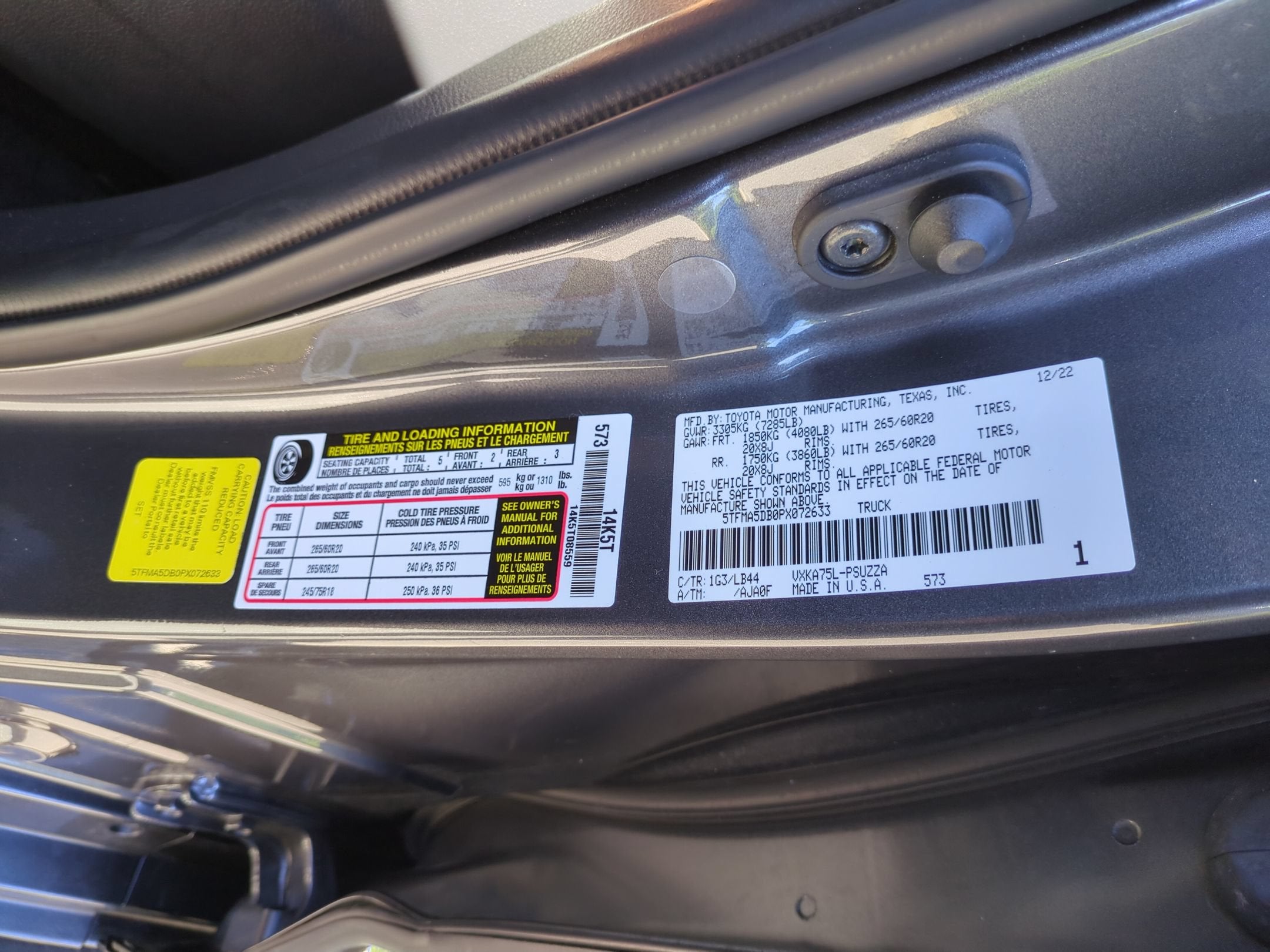 2023 Toyota Tundra 4WD 1794 Edition