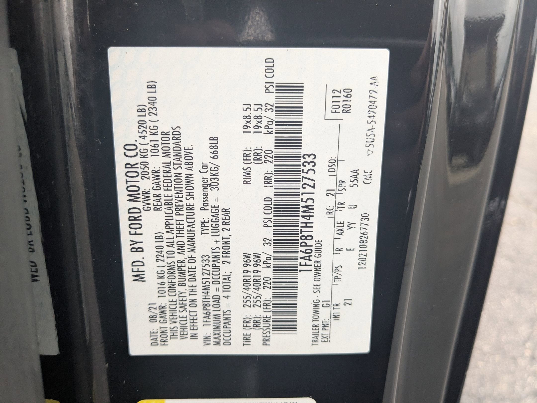 2021 Ford Mustang EcoBoost