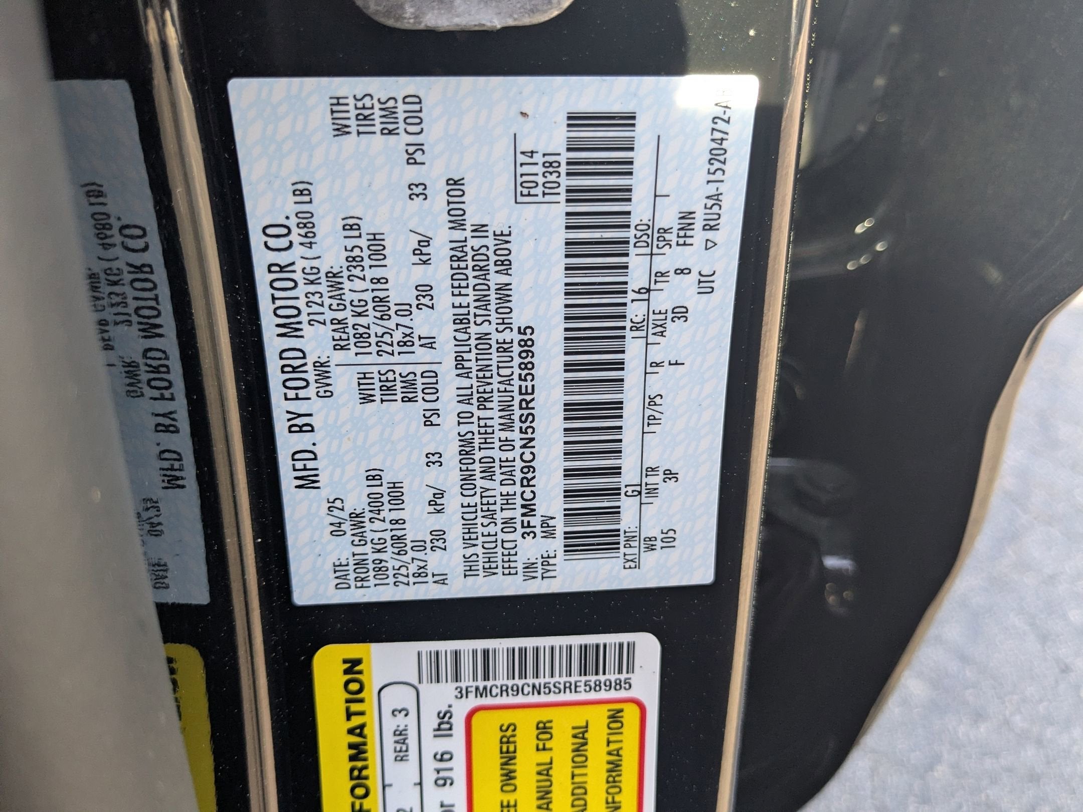 2025 Ford Bronco Sport Outer Banks