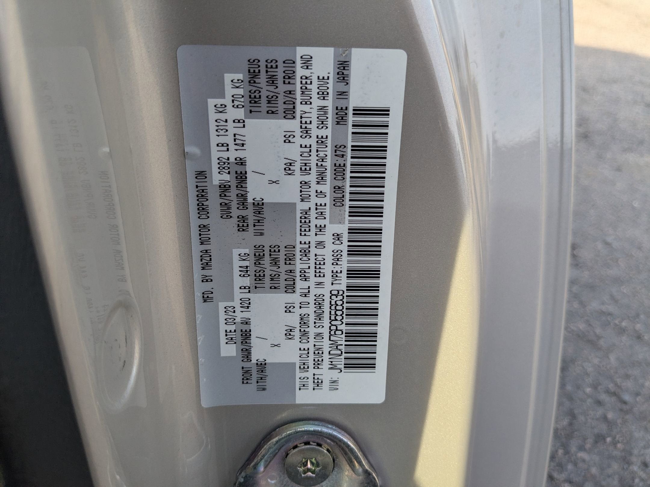 2023 Mazda Mazda MX-5 Miata RF Grand Touring