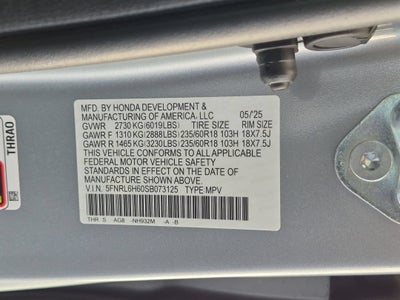 2025 Honda Odyssey EX-L