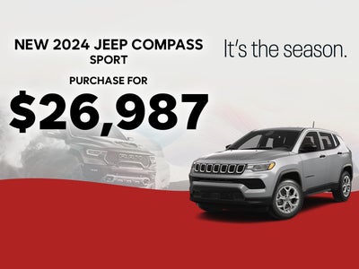 2024 Compass Sport
Purchase for $26,987