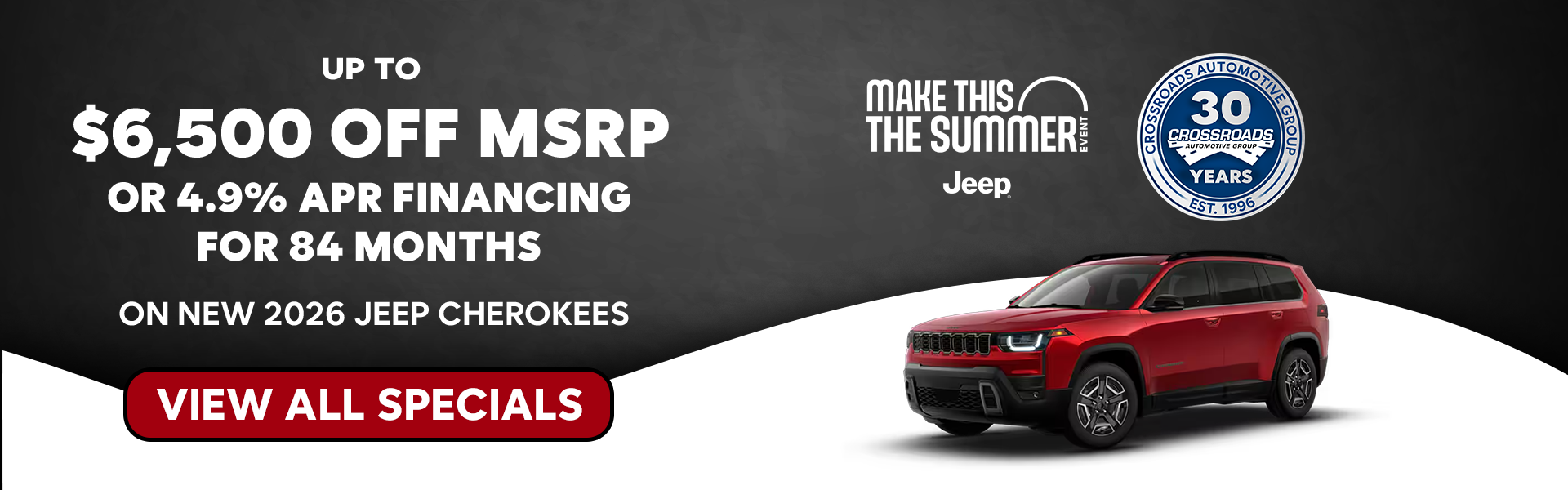Up to $6,500 Off MSRP 