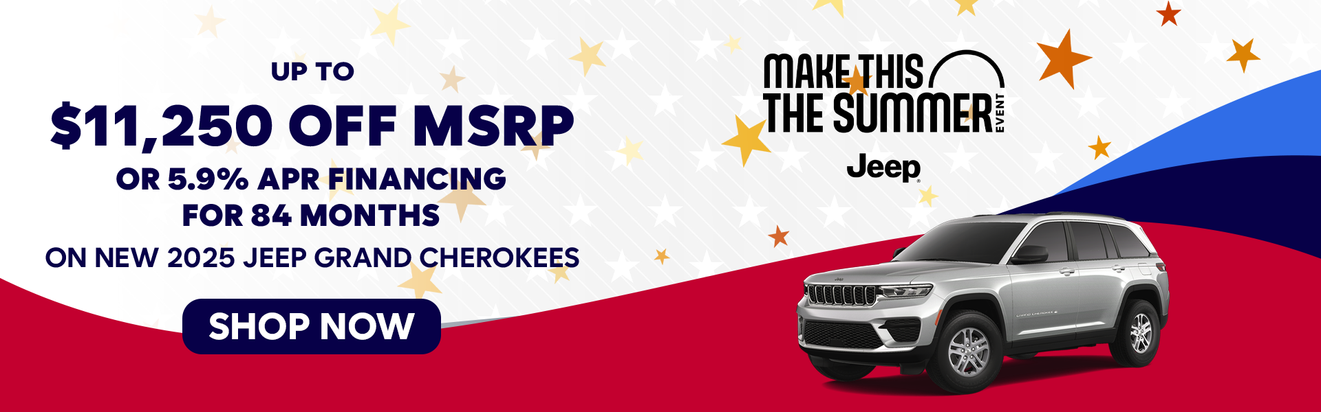 Up to $11,250 Off MSRP on New 2025 Jeep Grand Cherokees