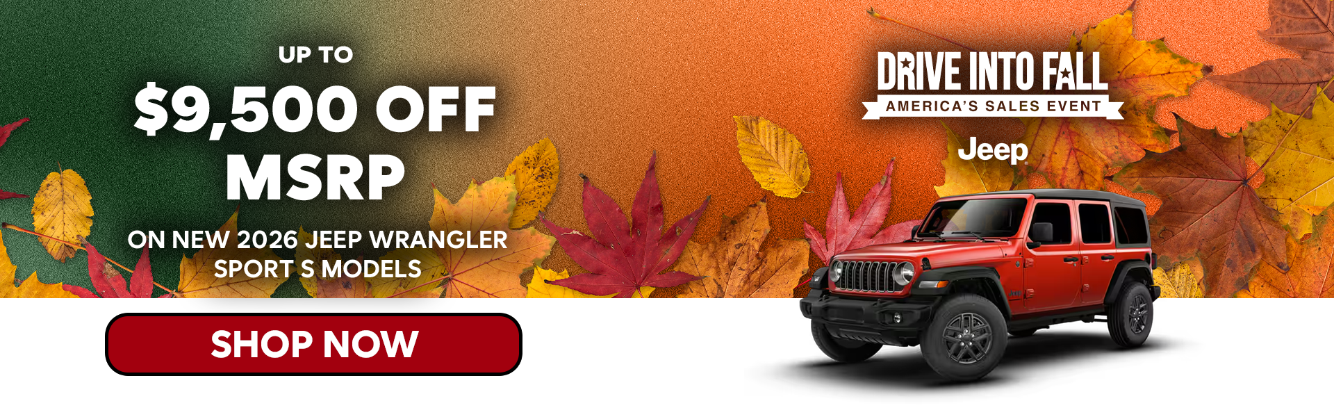 $9,500 Off MSRP